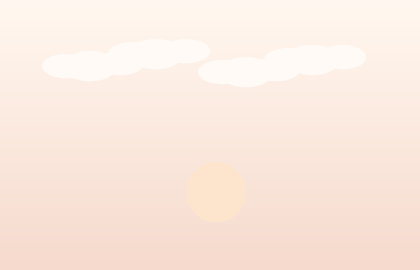 Pastel sunrise clouds